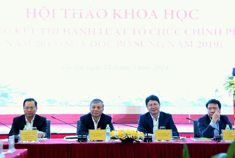 Hội thảo khoa học Tổng kết thi hành Luật Tổ chức Chính phủ